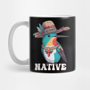 Native American Indigenous Hummingbird Mug